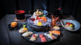 The best sushi in Toronto | A platter of assorted nigiri sushi at Kibo Secret Garden in Yorkville