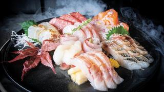 The best sushi in Toronto | A platter of assorted sashimi at Kibo Secret Garden in Yorkville