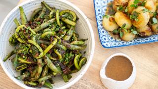 Father's Day dinners and Father's Day gifts | Wild fiddleheads are included in Marben's Father's Day Dinner Kit