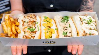 The best Toronto food markets | The Tut’s Plus combo comes with four different sandwiches at Street Eats market
