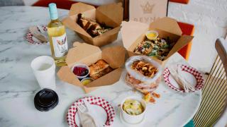 Must-try picnic baskets from Toronto restaurants | A table spread of Reyna on King's picnic to go