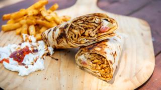 The best shawarma in Toronto | A chicken shawarma wrap from Chef Harwash