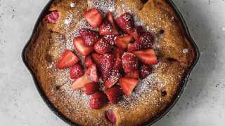 Best cookbooks | Eat With Us, strawberry skillet cake