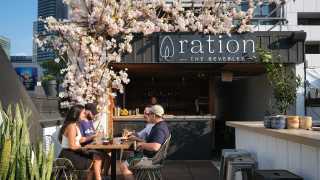 Accessible restaurants in Toronto | The patio at Ration Beverly