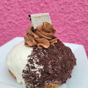 Best doughnuts in Toronto | Hershey's cookies and cream doughnut from Unholy Donuts