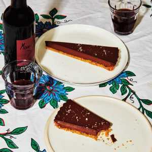 Nutty chocolate ganache tart recipe