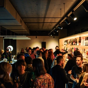 A crowd of guests at The Daughter in Midtown