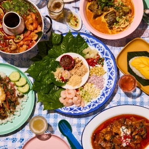 A spread of delectable Thai food at Pai restaurant in Toronto