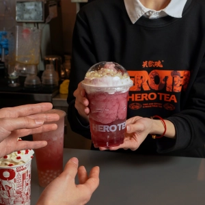 Best new Toronto restaurants | Treasured Dark Grape Slush at Hero Tea