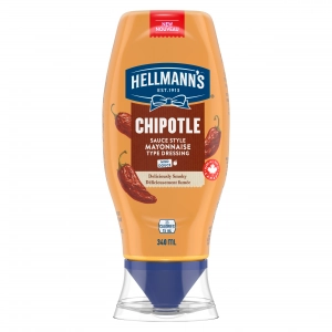 A bottle of Hellmann's Chipotle mayonnaise