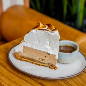 Banana pie at Bridgette Bar Toronto in The Well