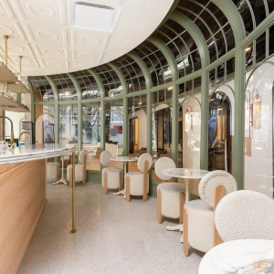 The interior of Cafe X Bica