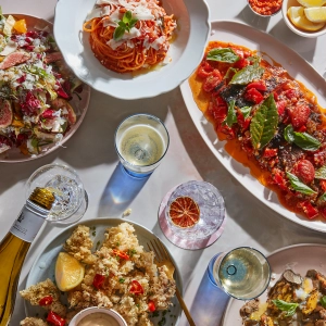 Christmas gift ideas | A spread of dishes at Toronto Beach Club