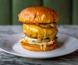 Toronto's best burgers |  The Tavern Burger at Danny's Pizza Tavern