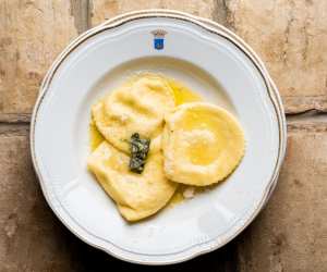 Handmade pasta at Anna Tasca Lanza Cooking School in Sicily