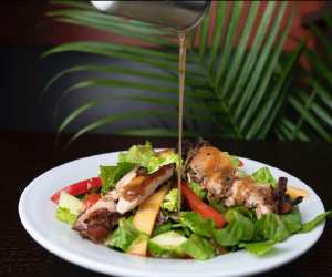 ByBlacks Restaurant Week | Jerk salad at Scotthill Caribbean Cuisine