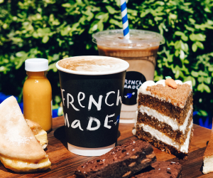 French Made Delivery Review | coffee and cake
