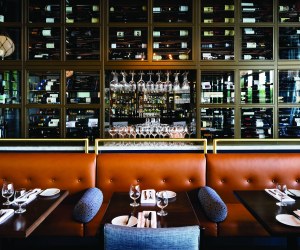 Spencer's at the Waterfront in Burlington | Wine cellar inside the dining room