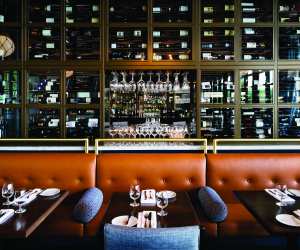 Spencer's at the Waterfront in Burlington | Wine cellar inside the dining room