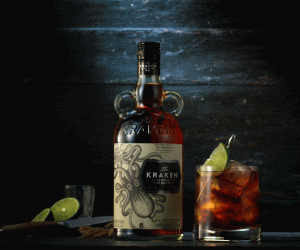 Kraken Black Spiced Rum cocktail recipes | The Kraken & Cola, a twist on the classic rum and coke