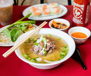 Best Pho in Toronto | A bowl of rare beef pho from Pho Tien Than on Ossington