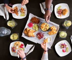 Win a $250 gift card to The Rec Room | A spread of comfort food and pub grub