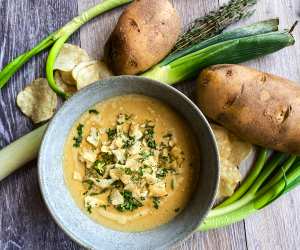 Easy soup recipes to warm you up | Potato, Leek & Scallion Soup