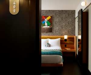The Drake Hotel, Toronto | A door opens into a guestroom at The Drake Hotel