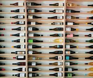 Grape Crush bottle shop and wine bar | A wall of bottles at Grape Crush