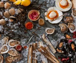 Toronto's best seafood restaurants | Oysters and bone marrow shooters at Pink Sky