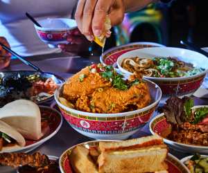 Superfresh Asian night market | An assortment of dishes at Superfresh