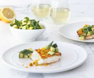 Spring recipes | Citrus dusted wild halibut with fresh avocado salsa