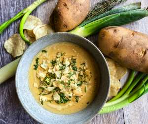 Soup recipes | Chef Wallace Wong's Potato, Leek & Scallion Soup