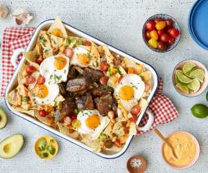 Sharable recipes | BBQ beef chilaquiles