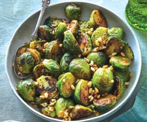 Side dish recipes | Cinnamon and sumac sautéed brussels sprouts