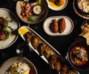 A spread of late night eats at Marked Restaurant in Toronto