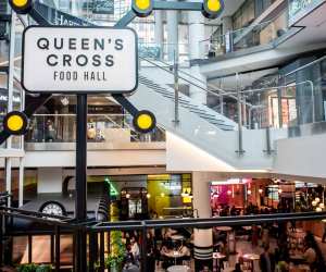 Queen's Cross Food Hall | The signage at Queen's Cross Food Hall inside the CF Eaton Centre