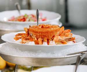 Win Oasis Brunch at Toronto Beach Club | Shrimp cocktail at Toronto Beach Club